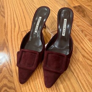 Manolo Blahnik Maysale Mules